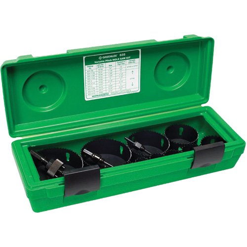 Bi-Metal Hole Saw Kit, 13 Pieces Absolute Business Supply