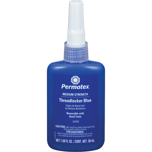 Removable Strength Threadlocker, Blue, Medium, 50 ml, Bottle Absolute Business Supply