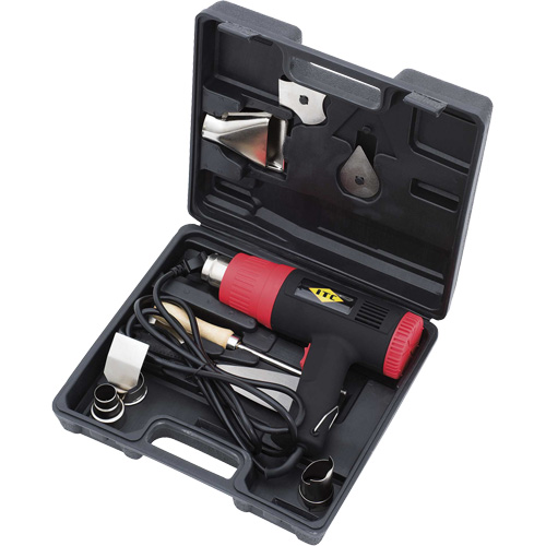 SPT270 Ensemble de pistolet thermique 10 pi&egrave;ces, 2 vitesses, 700°F - 925°F (375°C - 495°C) Absolute Business Supply