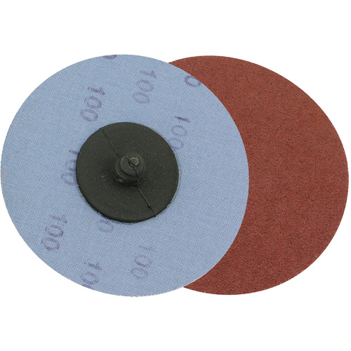 Disque de ponçage &agrave; support en tissu, 3" dia., Grain A50, Oxyde d'aluminium Absolute Business Supply