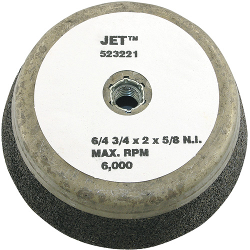 Meule boisseau &agrave; liant de r&eacute;sine, 6" x 2", Arbre 5/8"-11NC, Type 11 Absolute Business Supply