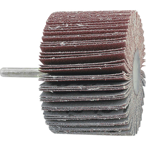Disque &agrave; lamelles mont&eacute; sur mandrin, Grain A60, 2" x 3/4" x 1/4" Absolute Business Supply