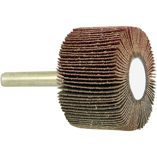 Disque &agrave; lamelles mont&eacute; sur mandrin, Grain 80, 1-1/2" x 1" x 1/4" Absolute Business Supply