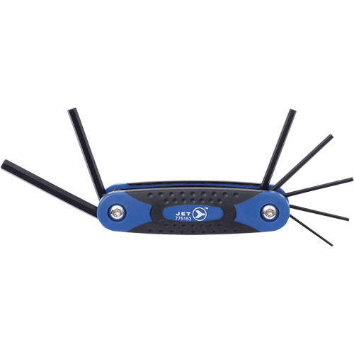 JFHK-7M Folding Hex Key Set, 7 Pcs., Metric Absolute Business Supply