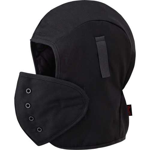 566A Flame Resistant Quilted Hardhat Liner, Black, Cotton Absolute Business Supply