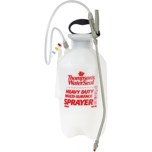 Pulv&eacute;risateurs &agrave; pression pour terrasses, cl&ocirc;tures & patios, 2 gal. (7,6 L), Plastique, Lance de 16" Absolute Business Supply
