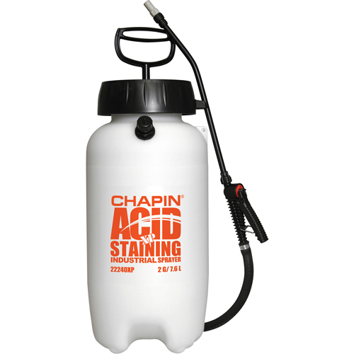 Pulv&eacute;risateurs industriels r&eacute;sistants &agrave; l'acide, 2 gal. (7,6 L), Plastique, Lance de 12" Absolute Business Supply