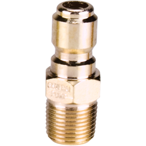 Connecteur m&acirc;le 3/8" &agrave; d&eacute;saccouplement rapide en acier plaqu&eacute; Absolute Business Supply