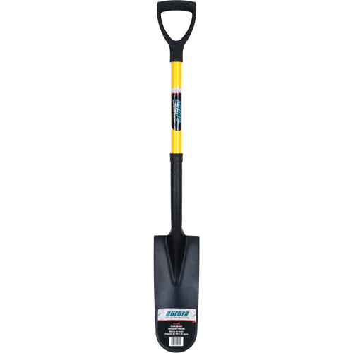 Drain Spade Shovels, Tempered Steel, 16" x 6" Blade, 28-1/2" L, D-Grip Handle Absolute Business Supply