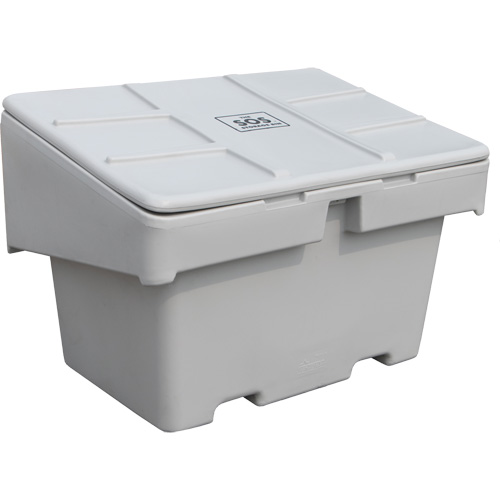 Salt Sand Container SOS, 48" x 33" x 34", 18.5 cu. Ft., Grey Absolute Business Supply