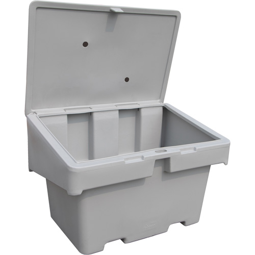 Salt Sand Container SOS, 48" x 33" x 34", 18.5 cu. Ft., Grey Absolute Business Supply