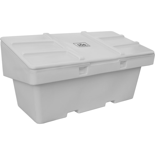 Salt Sand Container SOS, With Hasp, 72" x 36" x 36", 36 cu. Ft., Grey Absolute Business Supply