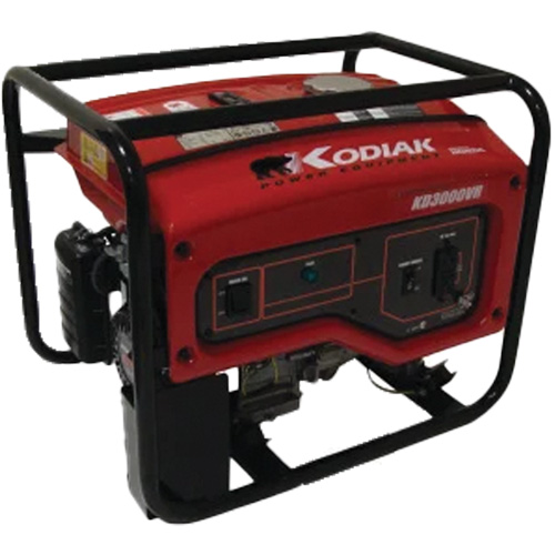 G&eacute;n&eacute;ratrice portative Kodiak KD3000VR, 2400 W nominale, 120 V, R&eacute;servoir de 16 L Absolute Business Supply