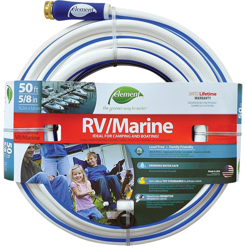 Boyaux d'arrosage pour bateaux et VR Element , PVC, 5/8" dia x 50' Absolute Business Supply