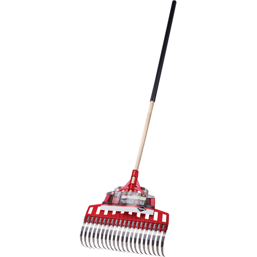 Multi-Purpose Lawn Rake, 20" Blade, 20 Tines, Hardwood Handle, Steel Blade Absolute Business Supply