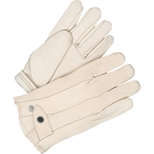 Classic Roper Gloves, 10, Grain Cowhide Palm, Fleece Inner Lining Absolute Business Supply