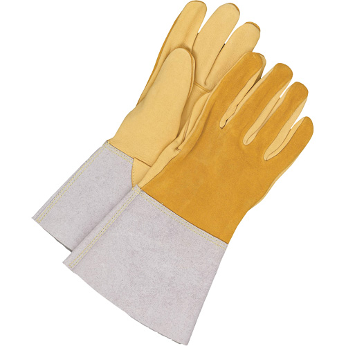 Welder Gloves, Grain Deerskin, Size Large Absolute Business Supply