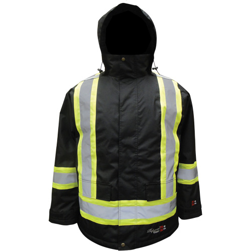 Journeyman Insulated Parka, 3X-Large, Black Absolute Business Supply