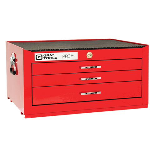 Coffre interm&eacute;diaire de s&eacute;rie PRO+, 26" la, 3 tiroirs, Rouge Absolute Business Supply