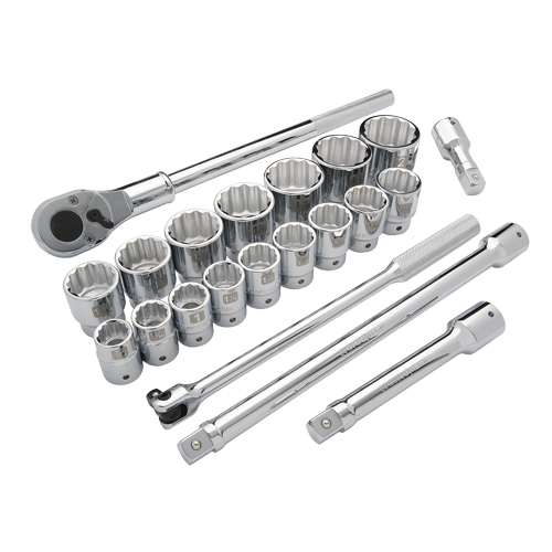 Jeu de douilles SAE, 21 Mcx, Prise de 3/4" Absolute Business Supply
