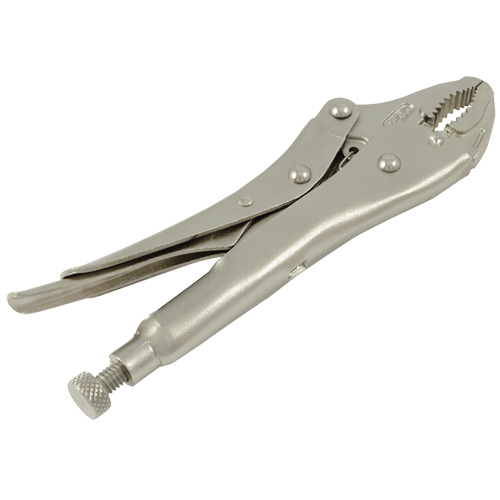 Locking Pliers, 5" Length, Curved Jaw Absolute Business Supply