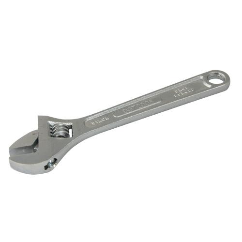 Adjustable Wrench, 12" L, 1-1/2" Max Width, Chrome Absolute Business Supply