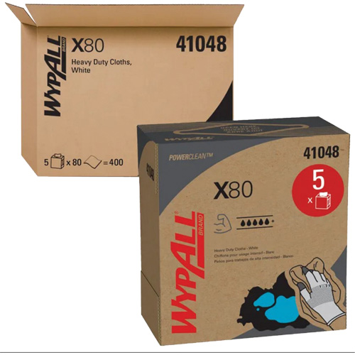 Chiffons &agrave; usage prolong&eacute; X80 WypAll, Robuste, 16-4/5" lo x 9" la Absolute Business Supply
