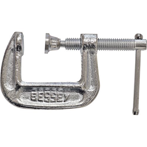 Light-Duty C-Clamp, 1" (25 mm) Capacity, 1" (25 mm) Throat Depth Absolute Business Supply