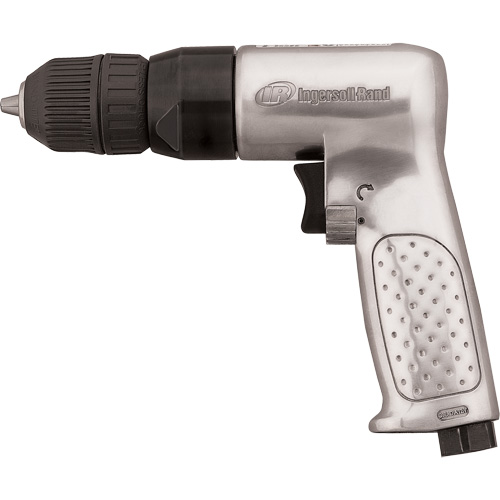 Perceuse pneumatique r&eacute;versible, 4 pi³/min, 1/4" NPTF, 93 dBA, 3/8" mandrin, Sans cl&eacute; Absolute Business Supply