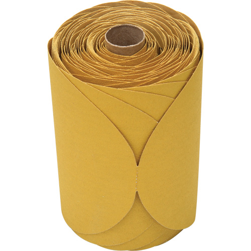 Stikit Gold Disc Roll, 6" Dia., 120 Grit, Aluminum Oxide Absolute Business Supply