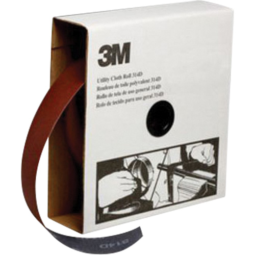 Utility Sanding Roll, Aluminum Oxide, 2" W x 150' L, P400 Grit Absolute Business Supply