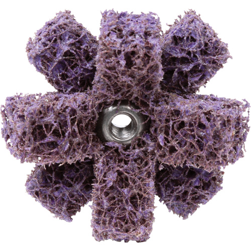 Scotch-Brite Cross Buff, BF-XB, 1-1/2" Dia., Medium Grit, Aluminum Oxide Absolute Business Supply