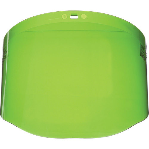 Faceshield Window, Polycarbonate, Green Tint Absolute Business Supply