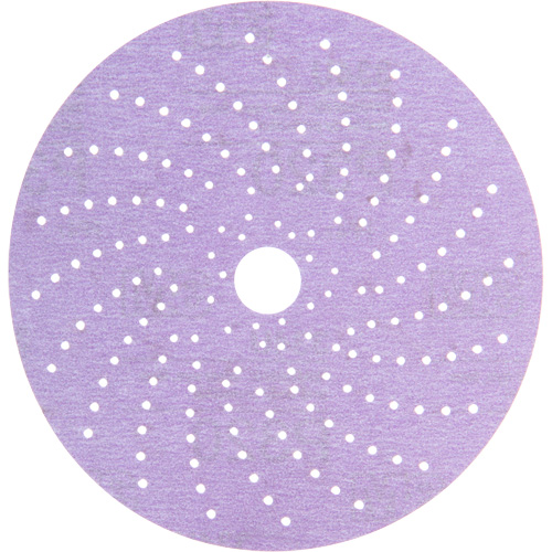Hookit Purple Clean Sanding Disc, 6" Dia., 320+ Grit, Aluminum Oxide Absolute Business Supply