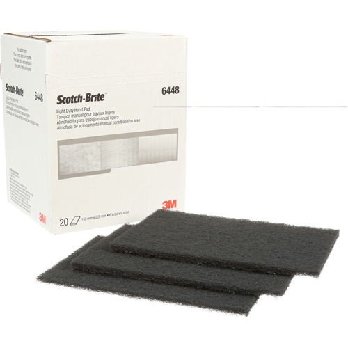 Tampon manuel pour travaux g&eacute;n&eacute;raux Scotch-Brite, Carbure de silicium, 6" x 9", Grain Ultra fin Absolute Business Supply