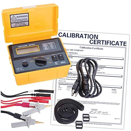 110 V Milli-Ohmmeter with Calibration Certificate Absolute Business Supply