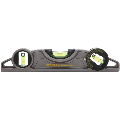 Fatmax&reg; Cast Torpedo Level, 9" L, Aluminum, 3 Vials, Magnetic Absolute Business Supply
