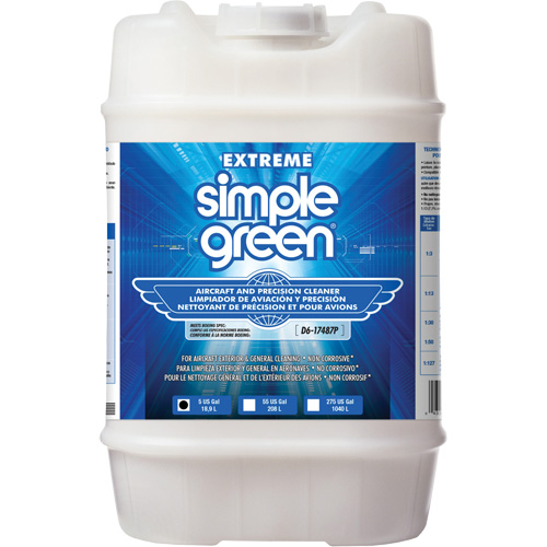 Produit nettoyant de pr&eacute;cision et pour a&eacute;ronefs Extreme Simple Green, 5 gal., Cruche Absolute Business Supply