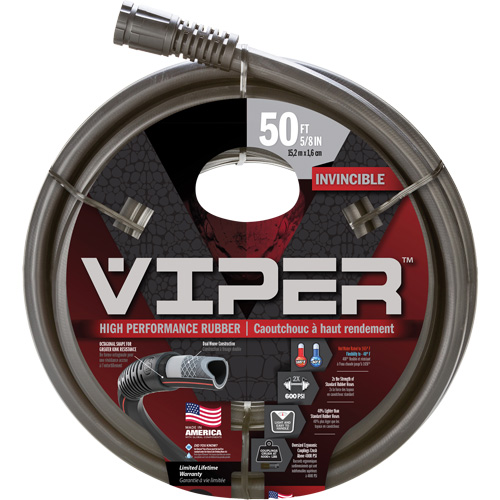 Tuyau haute performance Viper, Caoutchouc, 5/8" dia x 50' Absolute Business Supply