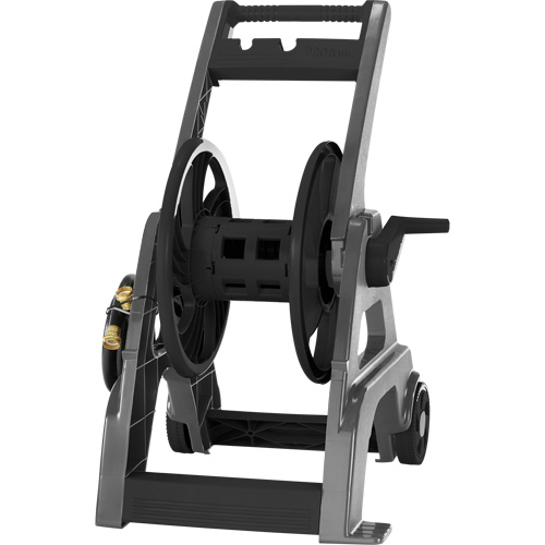 Foldable Hose Reel Cart, 175', Aluminum/Poly-Plastic Absolute Business Supply