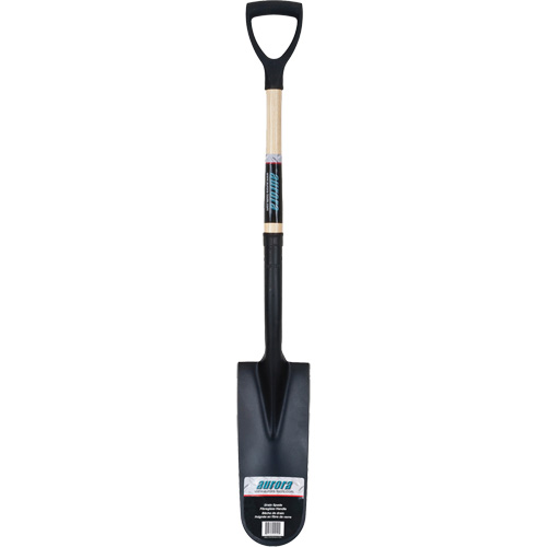 Drain Spade Shovel, Tempered Steel, 14" x 6" Blade, 30" L, D-Grip Handle Absolute Business Supply