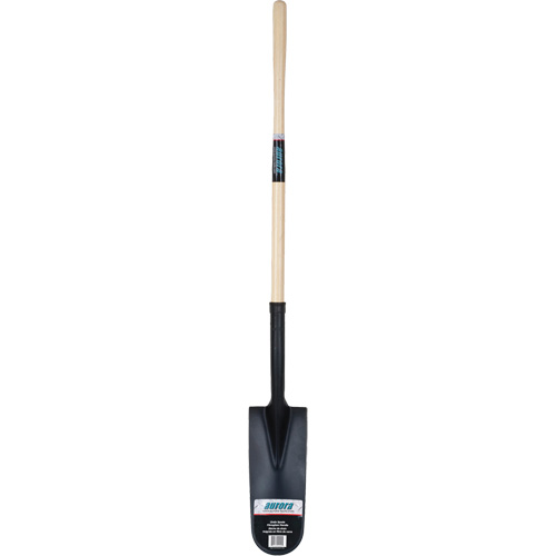 Drain Spade Shovel, Tempered Steel, 14" x 6" Blade, 46" L, Straight Handle Absolute Business Supply