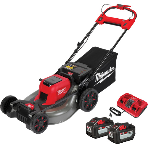 Ensemble de tondeuse sans fil autopropuls&eacute;e &agrave; double pile M18 Fuel, Pouss&eacute;e automatique, &agrave; pile, Largeur de coupe 21" Absolute Business Supply