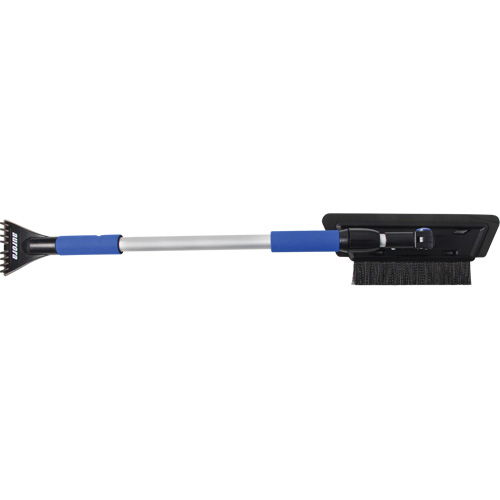 Brosse &agrave; neige, T&eacute;lescopique, lame Mousse de CAV/E, 48" Longueur, Noir/Bleu Absolute Business Supply