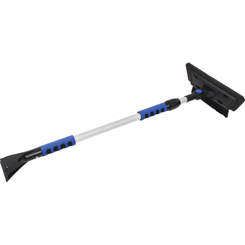 Brosse &agrave; neige, T&eacute;lescopique, lame Mousse de CAV/E, 48" Longueur, Noir/Bleu Absolute Business Supply