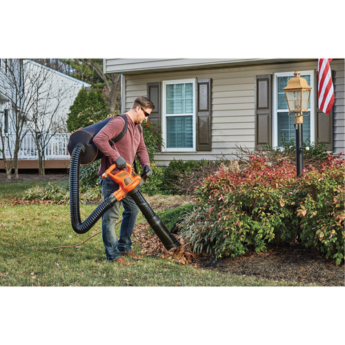 Souffleur/aspirateur/broyeur de feuilles 3-en-1 VacPack, Vitesse d'air 250 mi/h, &eacute;lectrique Absolute Business Supply