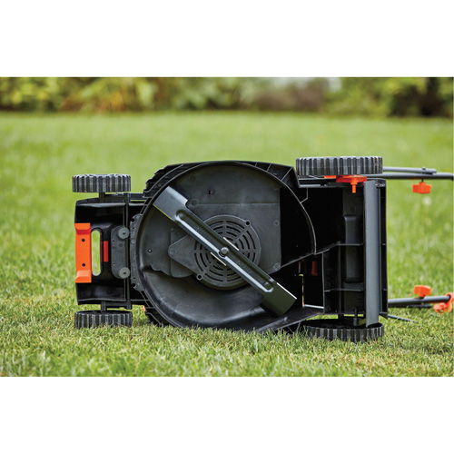 Tondeuse &agrave; gazon avec poign&eacute;e confortable, Pouss&eacute;e, &eacute;lectrique, Largeur de coupe 15" Absolute Business Supply