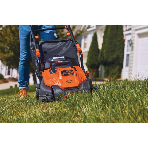 Tondeuse &agrave; gazon avec poign&eacute;e confortable, Pouss&eacute;e, &eacute;lectrique, Largeur de coupe 15" Absolute Business Supply