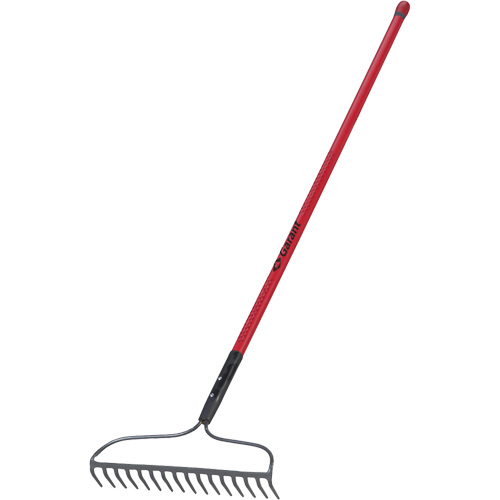 Bow Rake, Fibreglass Handle, 66" L, 16-4/5" Blade, 16 Tines Absolute Business Supply