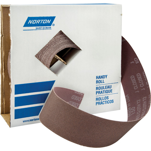 Rouleaux d'atelier - Rouleaux pour l'atelier Metalite K225, Oxyde d'aluminium, 2" la x 150' lo, Grain 400 Absolute Business Supply